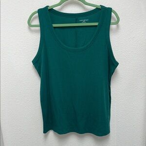 Lane Bryant Green Ribbed Tank Top Women’s Plus Size 22 24